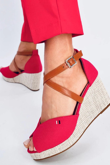 BERNA ROT Wedge-Sandalen...