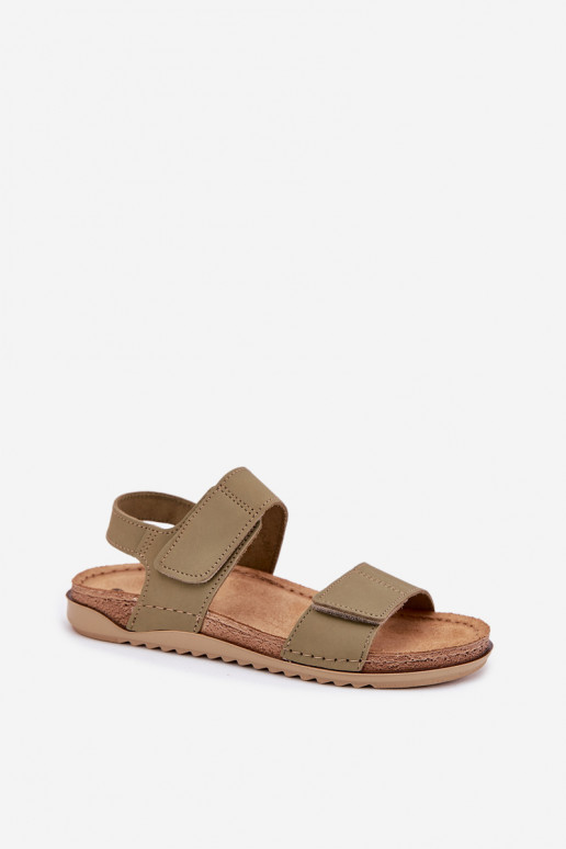 Damensandalen Feminin Inblu AA0001KU grüne Farbe