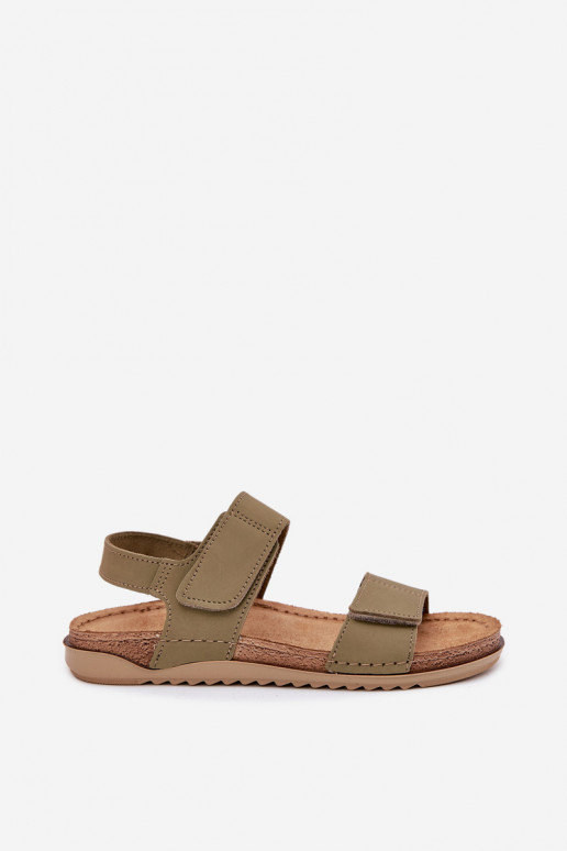 Damensandalen Feminin Inblu AA0001KU grüne Farbe