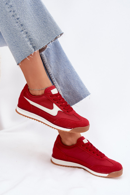 Turnschuhe Sneakers Stilvollllschuhe Feminin rote Farbe Zerina Turnschuhe Sneakers Stilvollllschuhe Feminin rote Farbe Zerina