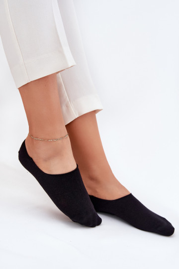 Damensocken MicroFußzeilen BambusoZue schZuarze Farbe