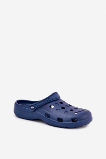 Herren leichte Slippers LEMIGO 807 in Dunkelblau