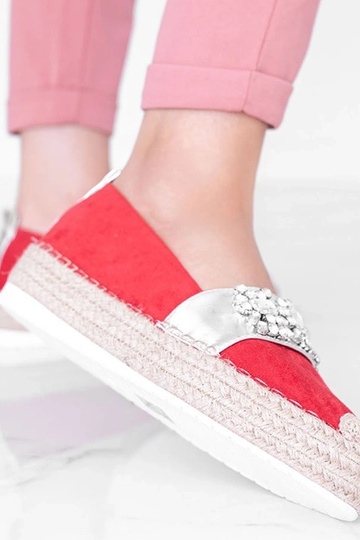 Rote Espadrilles mit... 2