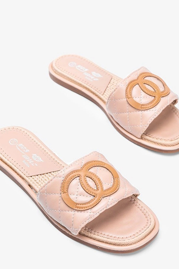 Sandfarbene Damensandalen, „Ypsy" 2