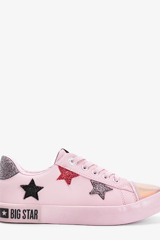 Rosa Kinderfreizeitschuhe, „Big Star" Rosa Kinderfreizeitschuhe, „Big Star"