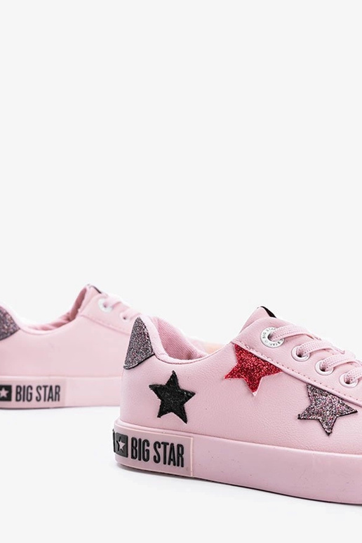 Rosa Kinderfreizeitschuhe, „Big Star" Rosa Kinderfreizeitschuhe, „Big Star"
