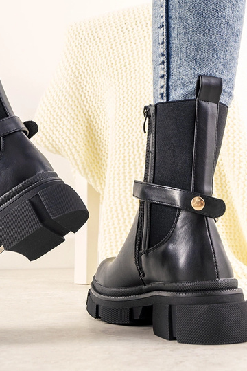 Schwarze Stiefeletten mit... 2