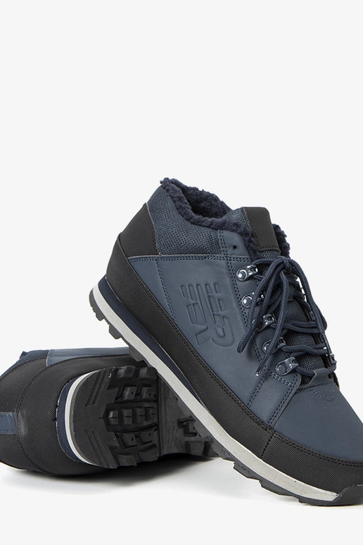 Dunkelblaue Winter-Herrenstiefel,...