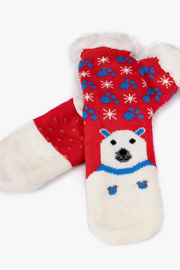 Rote isolierte Socken mit... 2