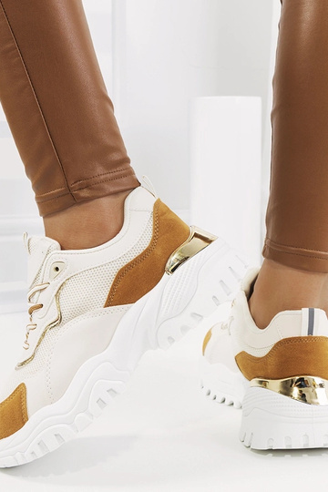 Beige Osorio Sportschuhe 2