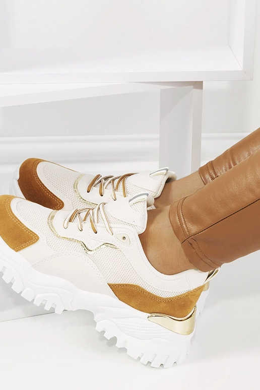 Beige Osorio Sportschuhe