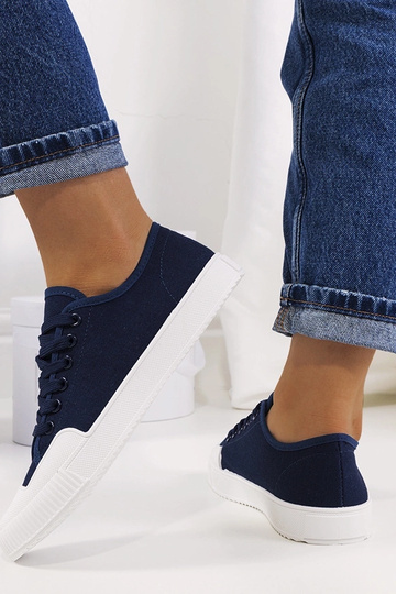 Marineblaue Rivas Damen-Sneaker 2