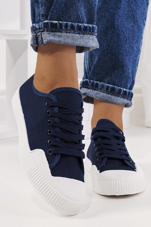 Marineblaue Rivas Damen-Sneaker