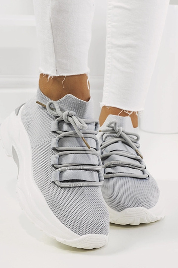 Graue Sneakers für Damen...