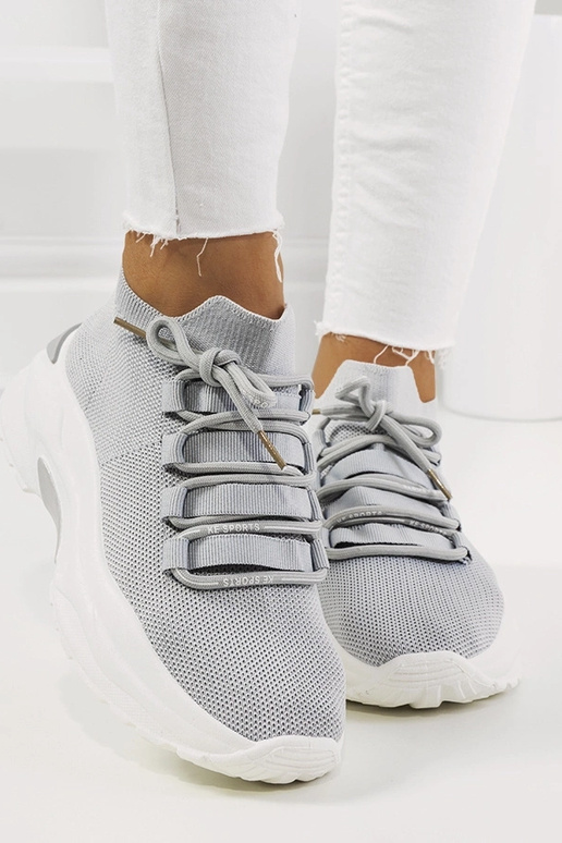 Graue Sneakers für Damen von Barraza