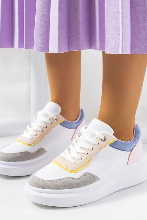 Selma Blaue weiße Damen-Sneaker