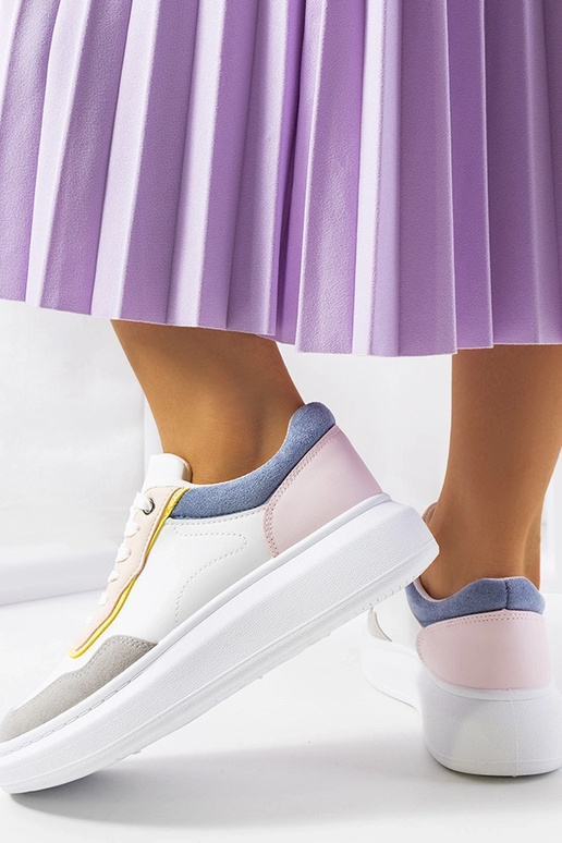 Selma Blaue weiße Damen-Sneaker