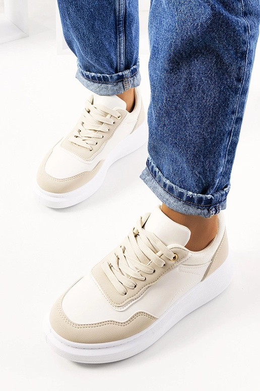 Beige Selma Damen-Sneaker