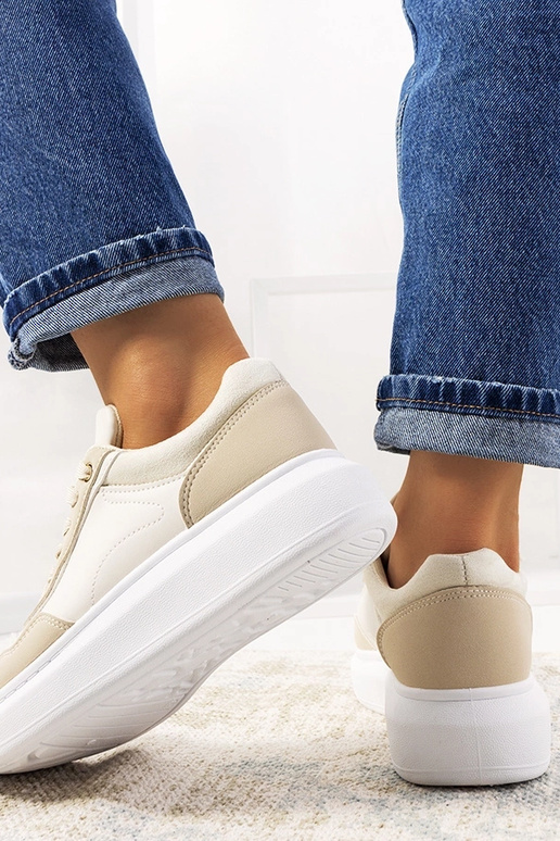 Beige Selma Damen-Sneaker