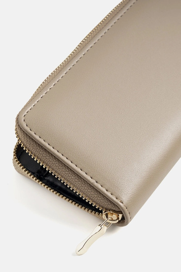Beige klassische Elsa Geldbörse