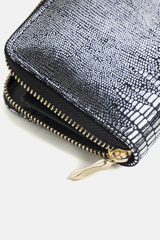 Silberglänzende Decosta Geldbörse Silberglänzende Decosta Geldbörse