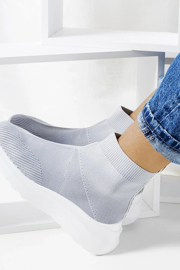 Graue High-Top-Sneakers von...