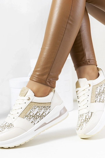 Beige Sportschuhe Sneaker...