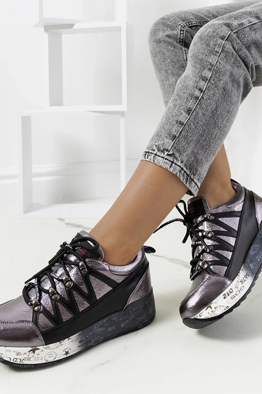 Ballard Sneaker in Grau-Metallic