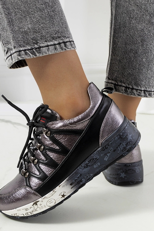 Ballard Sneaker in Grau-Metallic