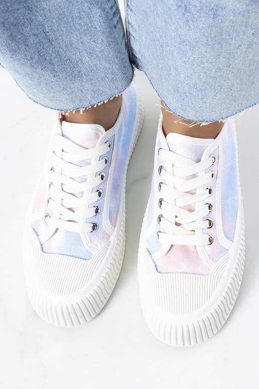 Blaue und rosa Steen-Sneaker für Damen