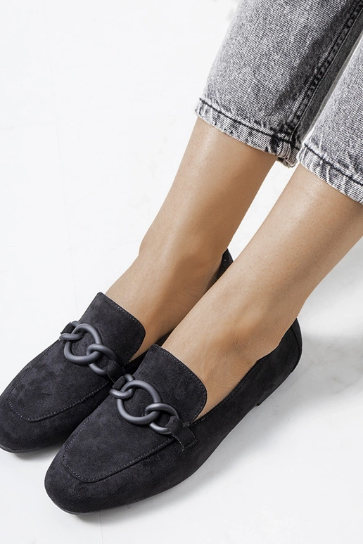 Schwarze Dante-Schuhe aus Leder