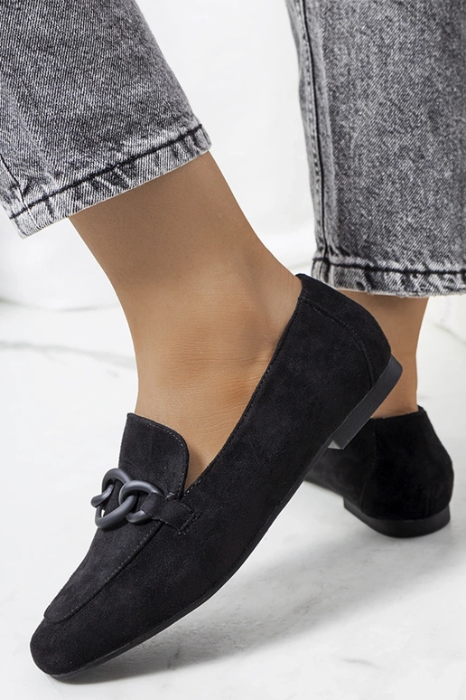 Schwarze Dante-Schuhe aus Leder