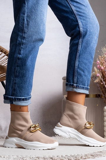 Taryn – Braune Sneaker mit...