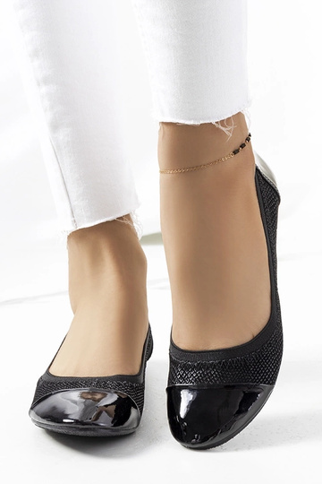 Schwarze Damenballerinas Harila