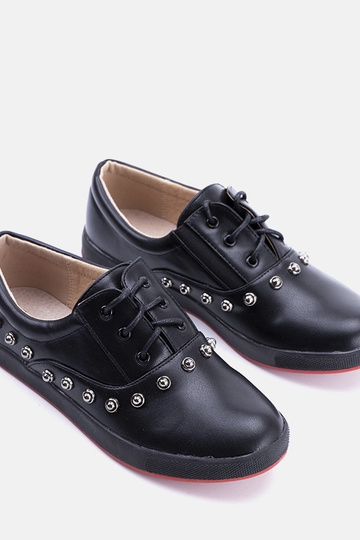 Milla schwarze Kinder-Sneaker 2