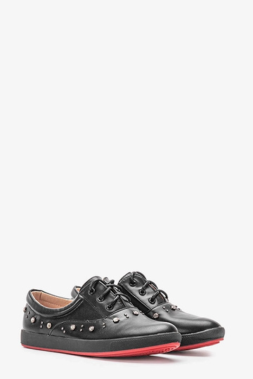 Rinna schwarze Kinder-Sneaker 2
