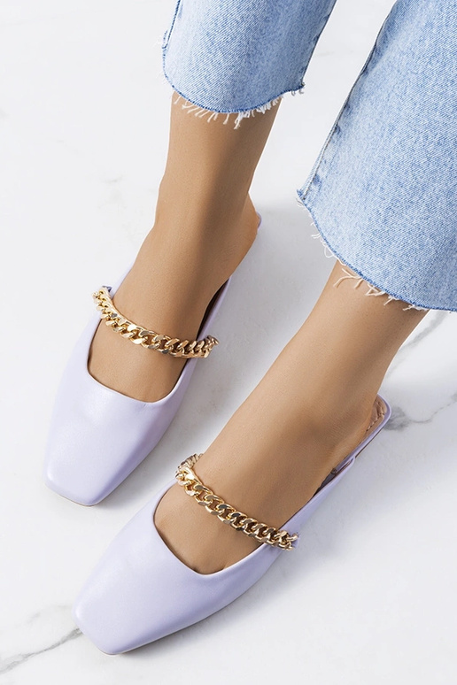 Lila elegante Baras Flip-Flops Lila elegante Baras Flip-Flops