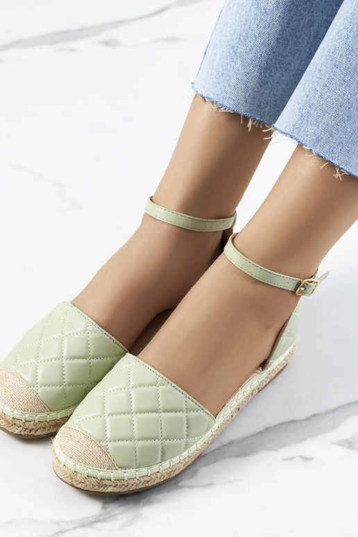 Grüne Espadrilles „Faiza“