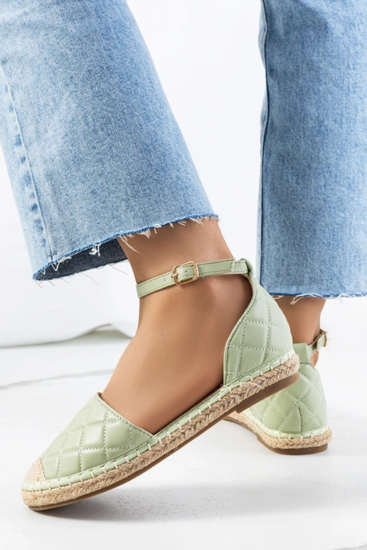 Grüne Espadrilles „Faiza“