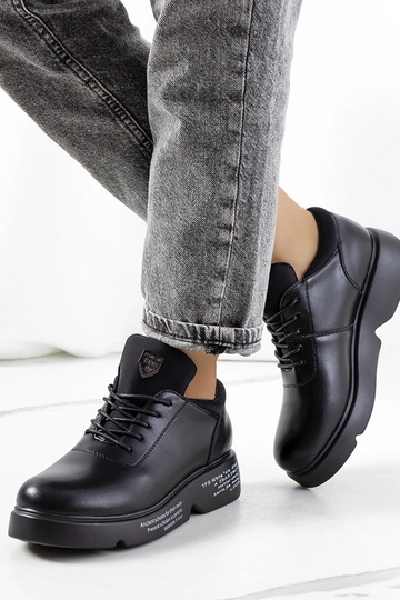 Schwarze Sportschuhe, „Hollin"