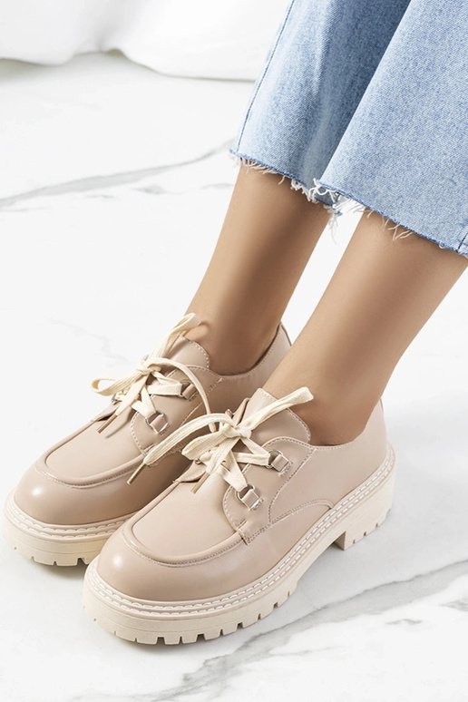 Beige Damen-Halbschuhe, „Labour" Beige Damen-Halbschuhe, „Labour"