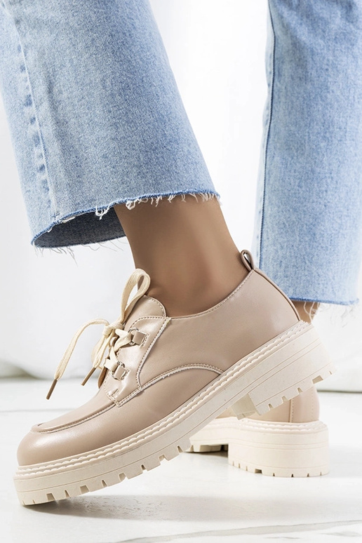 Beige Damen-Halbschuhe, „Labour" Beige Damen-Halbschuhe, „Labour"