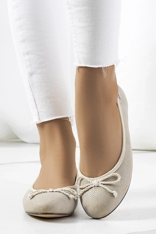 Beige Ballerinas für Damen Villers Beige Ballerinas für Damen Villers