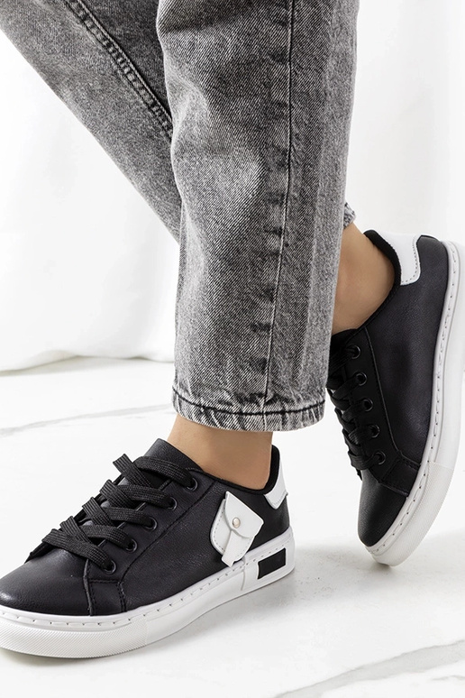 Schwarze Damen-Sportschuhe, „Frame"