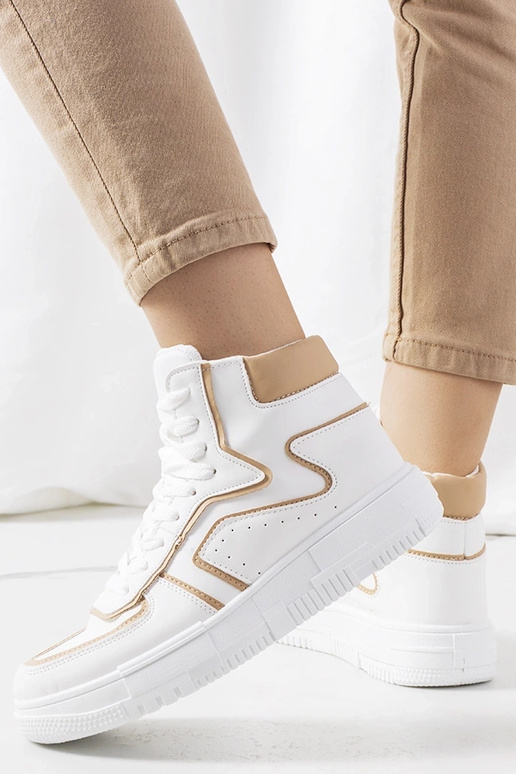 Weiße High-Top-Sneakers „Roseda“