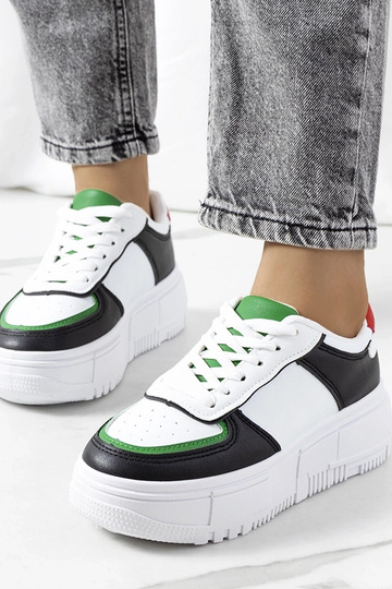 Schwarze Mandib Damen-Sneaker