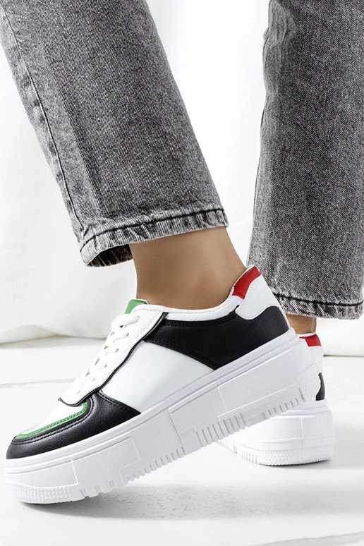 Schwarze Mandib Damen-Sneaker