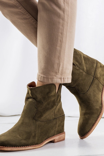 Grüne Stiefeletten mit... 2