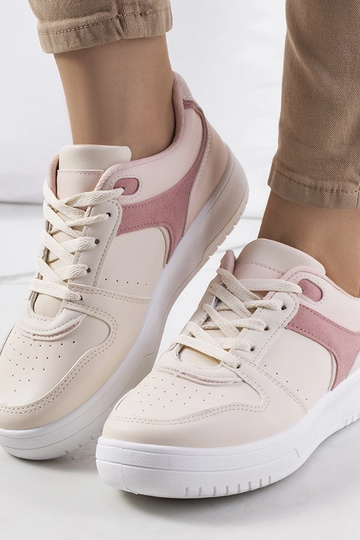 Beige Lins Damen-Sneaker 2