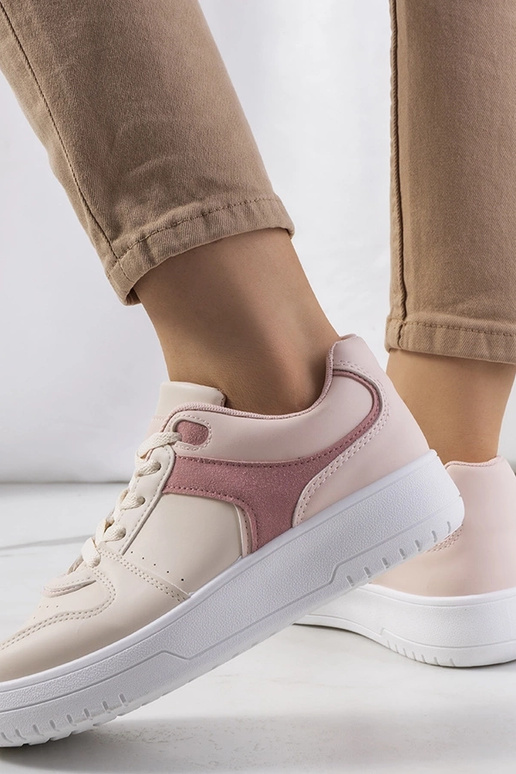 Beige Lins Damen-Sneaker